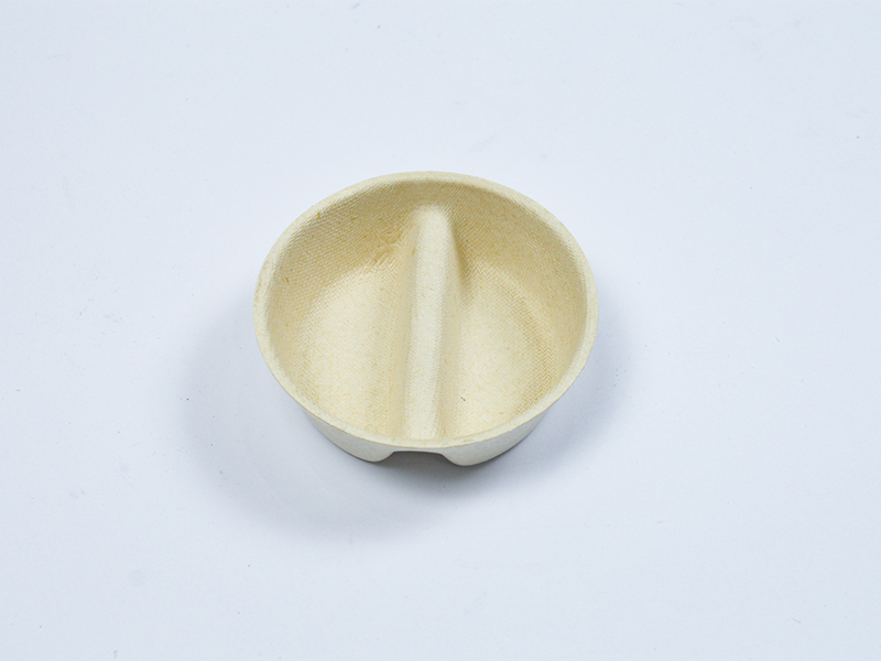 Raw wood pulp color wet pressing environmental protection paper tray