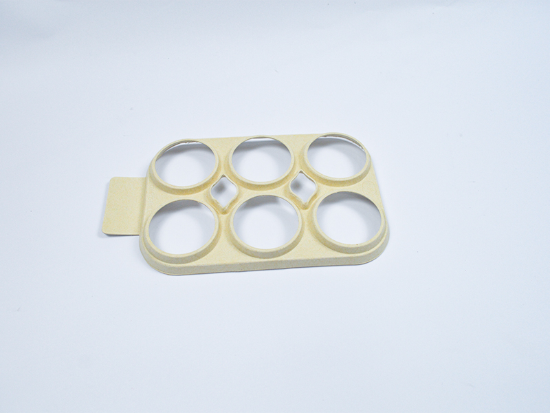 Raw wood pulp wet pressed paper tray custom packaging lining
