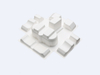 Toy white sugar cane pulp pressed paper tray custom