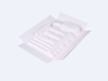 Skin care products white wet pressed paper tray paper plastic inner tray packaging