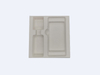 Mask Boutique White Wet Pressed Paper Holder Degradable Eco-friendly Packaging