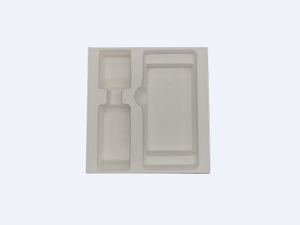 Mask Boutique White Wet Pressed Paper Holder Degradable Eco-friendly Packaging