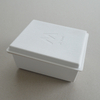 Cosmetic box white sugarcane pulp wet pressed paper holder