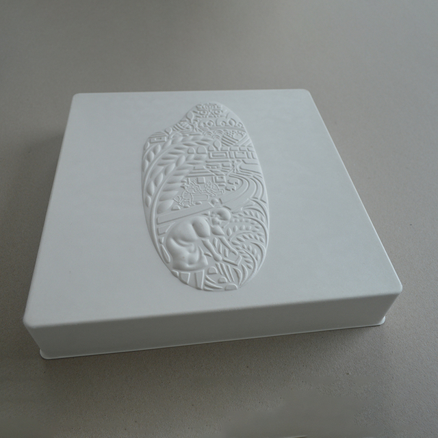 Caja cosmética Pulpa de azúcar blanca soporte de papel presionado con húmedo