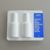 Cosmetic box white sugarcane pulp wet pressed paper holder