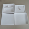 Cosmetic box white sugarcane pulp wet pressed paper holder