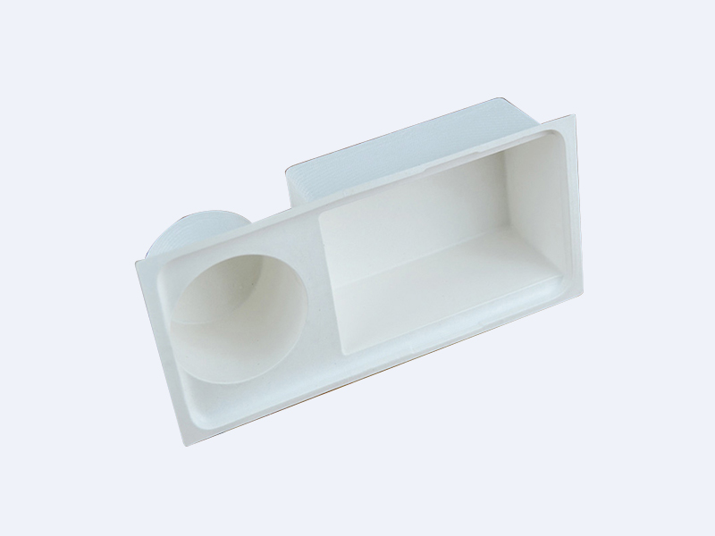 Moisturizer White Wet Pressed Boutique Paper Holder Pulp Molding Custom