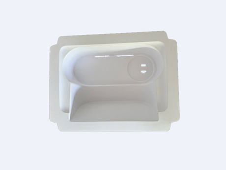 Wet-pressed pallet packaging for medical devices